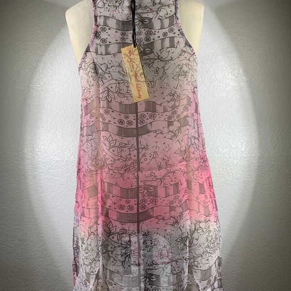 Johnny Was 4LNL Silk pocket tunic size S NWT - Picture 4 of 6